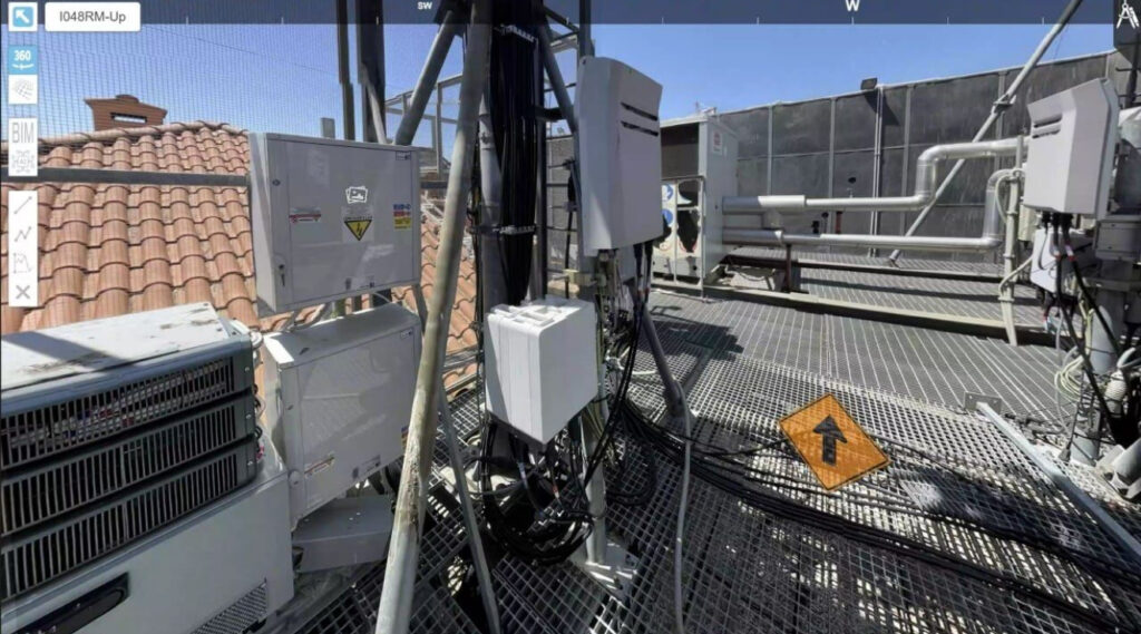 3D4U Cell Tower - AI Virtual tour through 360 images