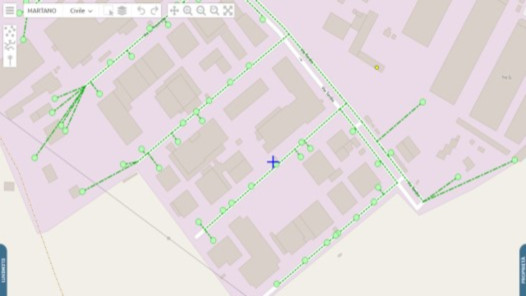 fibre optic map design with Fiber Network - AI